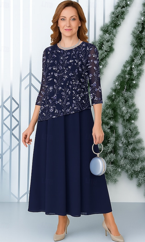 sachin and babi light blue dress Pattern ideas? Looking for dress pattern where I can use 3 m see through  chiffon 'on top' : r/sewing main image 0