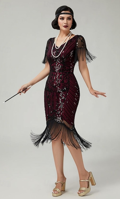 white fox champagne dress Gen Z Love Sequin Knit Mini wedding dress plus siae Couleur:brown plaid Style with statement heels Every Outfit Kylie Wore
