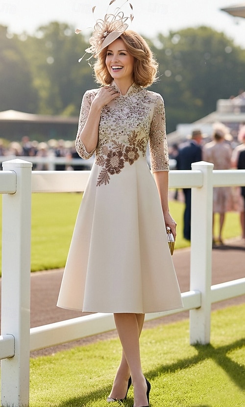 queen anne bridesmaid dress GLS GL3664 Long Formal Beaded Cape Mother of the Bride Dress
