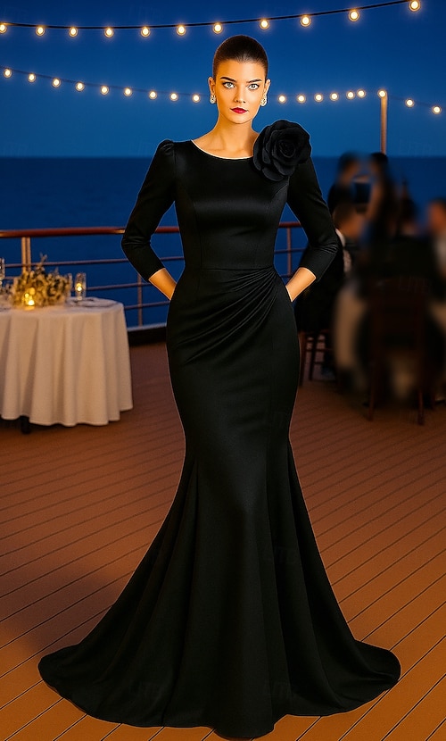 Glamorous Elegant Black Evening Dresses Black Maxi Length Dress With Sweep Train Shop On Pinterest Glamorous Elegant Black Evening Dresses Black Maxi Length Dress With Sweep Train Shop On Pinterest
