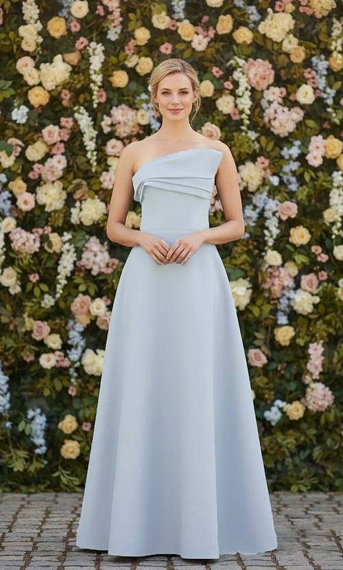 sachin and babi light blue dress Modest Prom and Formal Dresses
