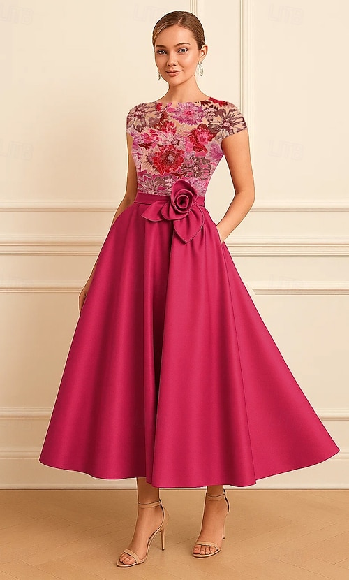dress pink casual Open-Back Pleated Floral Summer Maxi Blush Pink Floral / Large 37.5” M Dress 30th Birthday Ideas plus size wedding dress boho Color:#51-Rust
