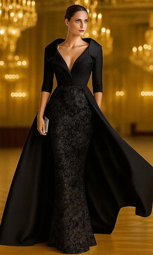 Evening Gown H And M Dresses Formal Sheath Column Floor Length Beaded  Eembroidered Formal Dresses