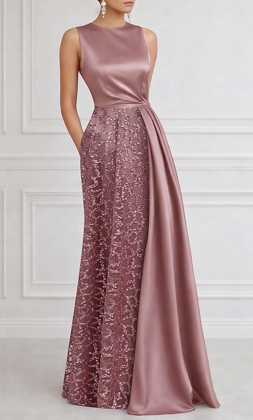 green emerald velvet dress Mother of The Bride Long Formal Dress main image 1