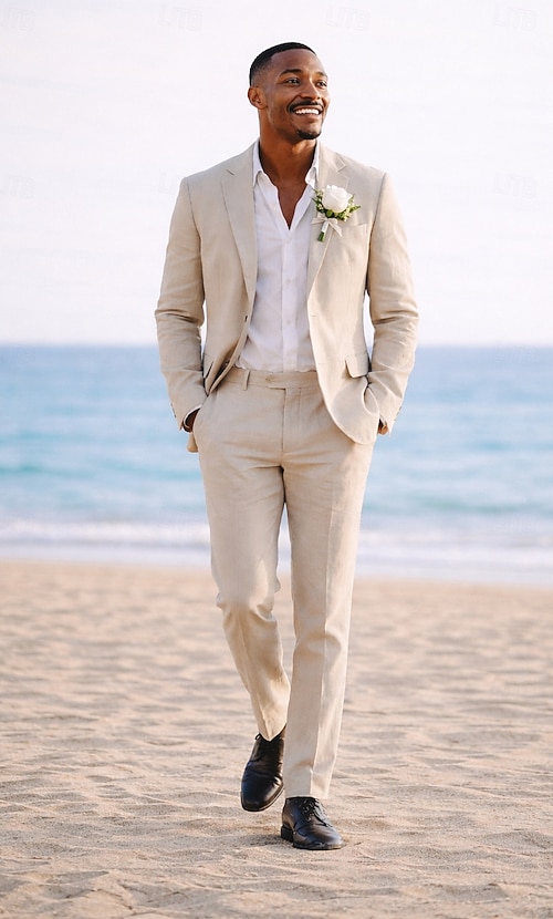 linen dress pants for beach wedding Beach Stone Cabinet Knobs main image 1