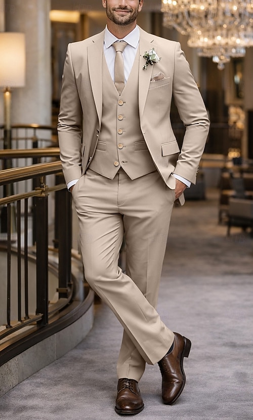 2026年 男性用 タキシード スーツ ビーチウェディング 春の結婚式