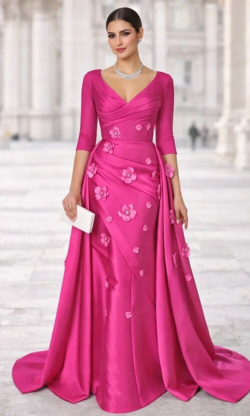 brush pink dress Pink brush strokes dress Twine