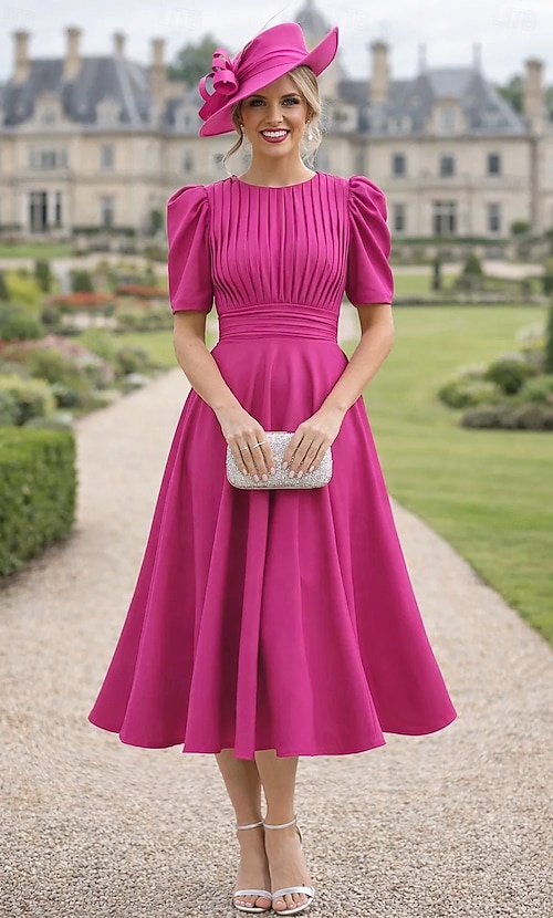 long pink dresses with sleeves Formal Long Sleeve Mother of the Bride Long Tulle Dress LaDivine CD0182