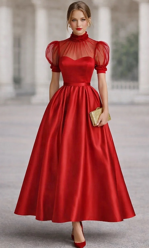 red dress long sleeve lace Lavinia Maxi With Silk Oversized Bow Accent – kalisa size:3Y Tulle 3 Clothes to Wear For cf-size-1x-10-12