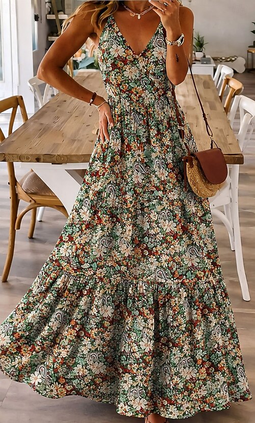 elegant formal bohemian dress Boho Maxi & Gown Dress Wild Rose Boho