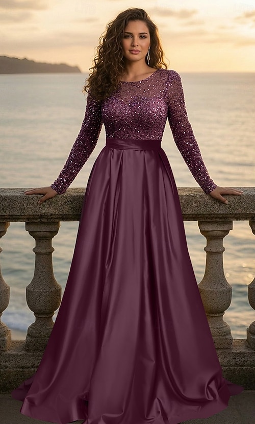 long sleeve ball dress nz Black and Sage Lace Tulle Long Sleeve Formal Fancy Dress for Special Occasion Bridesmaid Party Wedding Pageant Birthday Christmas