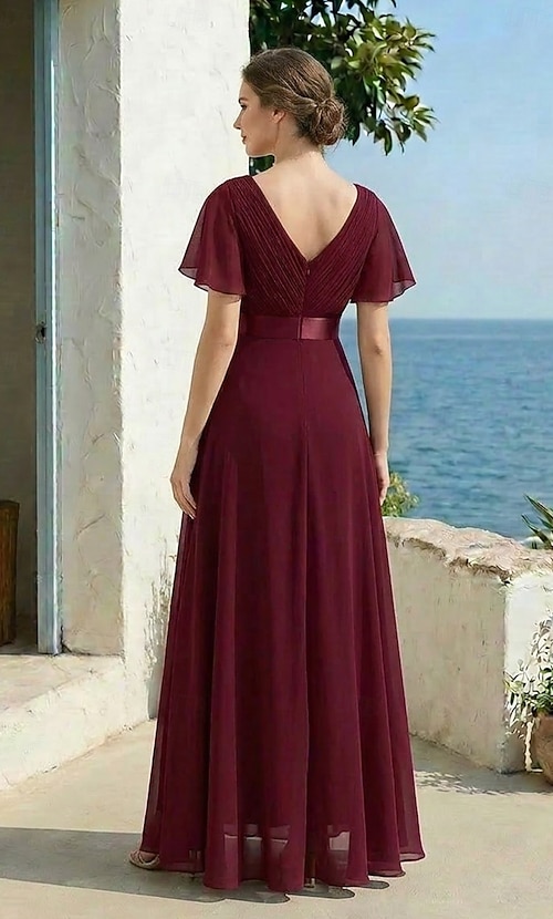 black bridesmaid dresses beach wedding Simple Satin Black Bridesmaid Dresses Long Mermaid Split US2 / Same as Picture