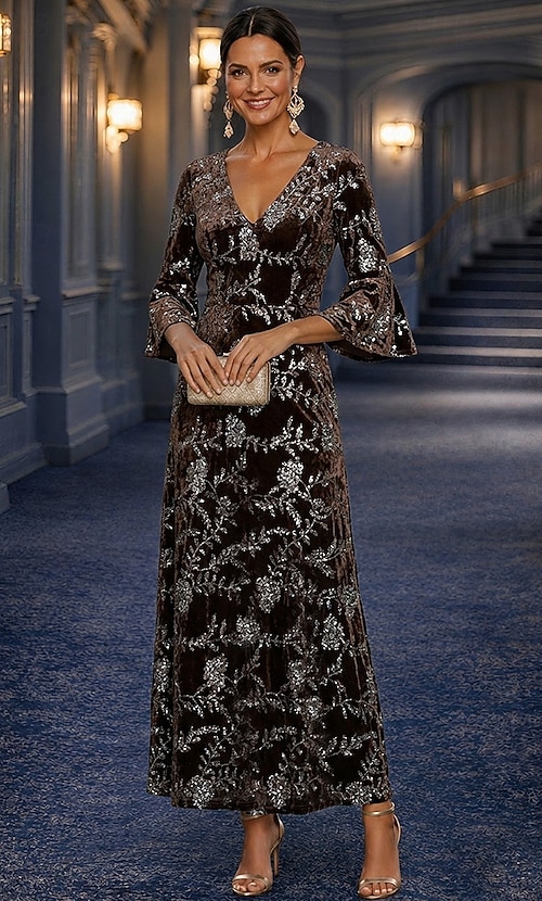 semi formal wedding guest dress long sleeve Long-Sleeve Wedding Guest Dresses for Fall to Keep You Cozy, Classy, and Beautiful