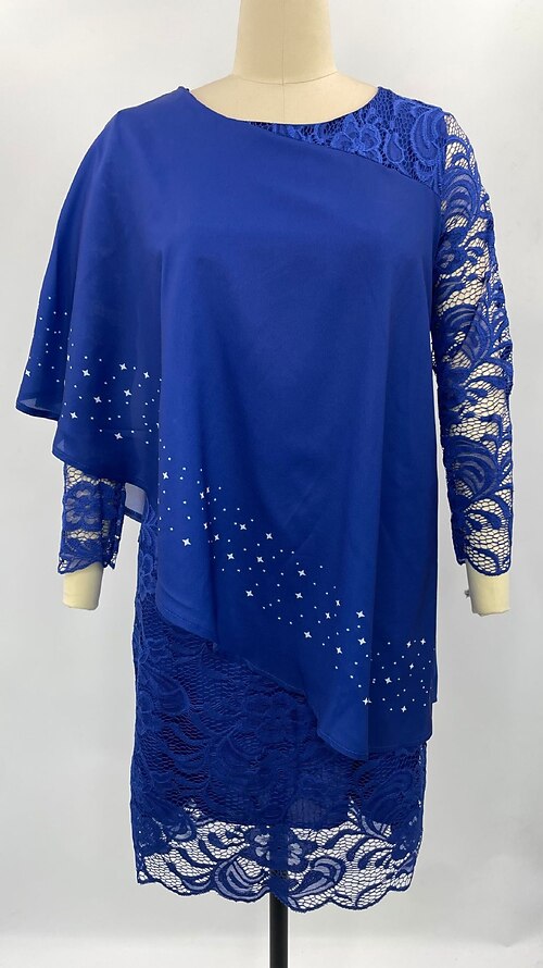 navy blue church dress for women Church Dress By Nubiano 100101C-Navy – Church suits for less main image 0