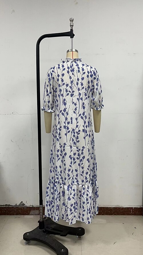 women's holiday dresses 2023 Yellow Linen Peplum Midi Dress – self-portrait-US main image 0