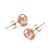 preiswerte Ohrringe-Rosa Perlen Ohrstecker Tropfen-Ohrringe Geburtssteine Gold Ohrringe Schmuck Für 1pc / Damen