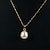 cheap Necklaces-Women&#039;s Pink Pearl Freshwater Pearl Pendant Necklace Ball Simple Elegant Gold Stainless Steel Gold Plated Brooch Jewelry Gold For Party Anniversary Birthday Gift Daily Daily Wear