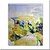 voordelige Beroemde schilderijen-Handgeschilderde Beroemd Eén paneel Canvas Hang-geschilderd olieverfschilderij For Huisdecoratie