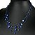 abordables Colliers-Perle Bleu Argent Colliers Tendance Bijoux pour Soirée Anniversaire Cadeau Quotidien Chaîne unique