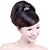 cheap Hair Pieces-Ponytails Hair Piece Straight Curly Synthetic Hair Mixed Length Short Hair Extension Brown