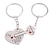 cheap Keychains-Keychain Silver Alloy Fashion For Birthday / Business / Gift