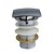 baratos Acessórios de Torneira-Faucet accessory - Superior Quality - Contemporary Brass Pop-up Water Drain Without Overflow - Finish - Chrome