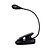 זול מנורות ואהילים-1W Natural White Light Flexible Neck LED Table Bed Reading Lamp with Clip