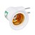 Недорогие Цоколи и коннекторы-US Plug to E27 E27 110-240 V Plastic Light Bulb Socket