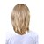 cheap Synthetic Trendy Wigs-Capless Medium Length Synthetic Light Blonde Straight Hair Wig
