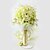 ieftine Flori de Nuntă-elegant rotund de nunta buchet / mireasa buchet galben / verde cu margele sifon decor