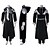 cheap Anime Costumes-Inspired by D.Gray-man Allen Walker Anime Cosplay Costumes Japanese Cosplay Suits Patchwork Long Sleeve Coat Pants Badge For Men&#039;s