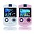 billige Bærbare lyd-/videoafspillere-2,4 tommer spil MP4-afspiller med digital kamera (8 GB, hvid / pink)