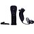 billige Wii-tilbehør-svart Remote og Nunchuk-kontrolleren + sak for Wii