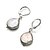 cheap Earrings-14k white gold AA9-10mm white Button freshwater Pearl Earring