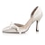 cheap Women&#039;s Shoes-Satin Upper High Heel Closed-toes With Bowknot Wedding Bridal Shoes.More Colors Available