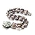 abordables Colliers de Perles-7 &quot;aa 8-9mm gris unreglar Pearland double coque couleur des boutons d&#039;eau douce fiower bracelet de perles