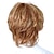 billige Syntetiske trendy parykker-capless kort høy kvalitet syntetisk blonde rett mann hår parykk 0463-460
