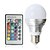 abordables Ampoules électriques-Ampoule LED E27 3W, Changement de Couleurs, 16 Couleurs, Avec Télécommande (110-240V)