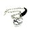 abordables Colliers Tendance-sentiment de qualité et magnifique collier antique amie d&#039;argent (0986-jlyn67)