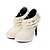 cheap Women&#039;s Boots-Top Quality PU Upper High Heels Short Boot With Ruffle Special Occasion Shoe/ Fashion Shoe(0987-X2984)