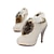 billige Kvindestøvler-ruskind øvre høje hæle støvlet med fjer mode sko (0987-ca31451)