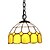billiga Hängande-20 cm (8 inch) Ministil Hängande lampor Glas Målad Finishes Tiffany / Skål 110-120V / 220-240V