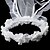 お買い得  結婚式のかぶと-豪華なサテン/レース/人造真珠♥ウエディング♥フラワーティアラ(0986-TS018)