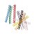 economico Organizzazione della scrivania-line clip per cavo diverso, colori assortiti