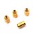 abordables Tapones para válvulas de coche-válvulas de los neumáticos de lujo tapas / tallos de oro para el coche (4 piezas por paquete)