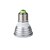 billige Elpærer-1pc 3 W E26 / E27 LED-spotlys 1 LED Perler Højeffekts-LED Fjernstyret RGB 100-240 V / 85-265 V / #