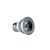 billige Elpærer-1pc 3 W E26 / E27 LED-spotlys 1 LED Perler Højeffekts-LED Fjernstyret RGB 100-240 V / 85-265 V / #