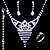 ieftine Seturi de Bijuterii-aliaj superb cu pietre de nunta set de bijuterii de mireasă (0986-l20111211494)