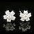 abordables Tocado de Boda-magníficos diamantes de imitación boda nupcial pines / flores, 2 piezas