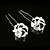 cheap Headpieces-Gorgeous Rhinestones Bridal Pins/ Flowers,2 Pieces Per Lot